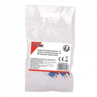 TECRO Konektor za antenu 2X RF RAVNI MUŠKI