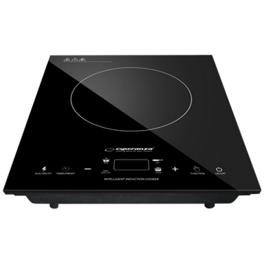 ESPERANZA Indukcijska ploča EKH009, 2000 W, staklokeramika, crna