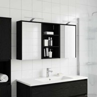 Set kupaonskih ormarića s policom, 3 kom, 126 x 16 x 62.5 cm