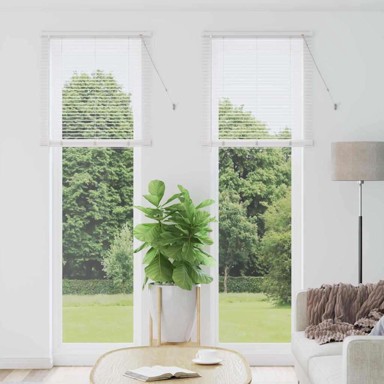 Zavjesa za prozor sa zavjesama 80 x 220 cm, bijela