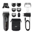 BRAUN Brijač Series 3 3000BT Shave&Style, sivi