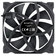 CHIEFTEC Ventilator za kućište ZF-1225PWM, 12 cm, crna, 1 kom
