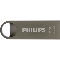 PHILIPS USB memorijski pogon FM32FD165B, 32 GB, USB Tip-A 3.2 Gen 1, sivi