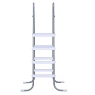 VEVOR Bazenske ljestve, 4 stepenice, A-okvir, 100 x 79,5 x 150,6 cm, siva