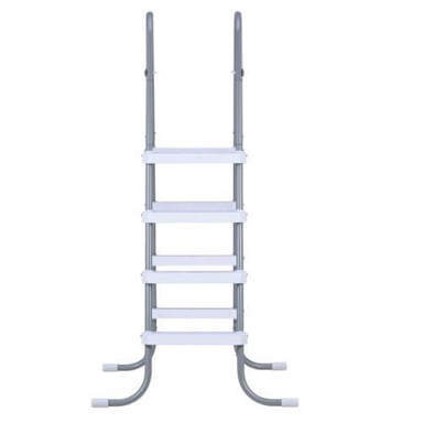VEVOR Bazenske ljestve, 4 stepenice, A-okvir, 100 x 79,5 x 150,6 cm, siva