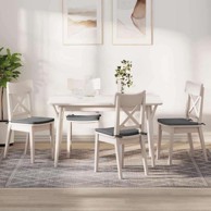 Jastučići za sjedenje 4 kom 40x40x3 cm, tamno sivi