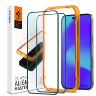 SPIGEN ALM GLASS FC zaštitno kaljeno staklo 2kom za IPHONE 14 PRO MAX CRNO