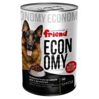 FRIEND ECONOMY Hrana za pse mokra 1240g govedina
