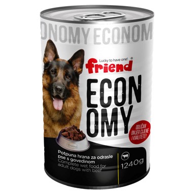 FRIEND ECONOMY Hrana za pse mokra 1240g govedina