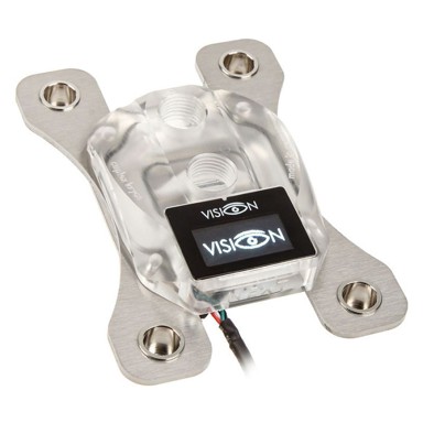 AQUA COMPUTER Vodeni blok Cuplex Kryos Next, s Vision AM4/AM5, akril/nikal