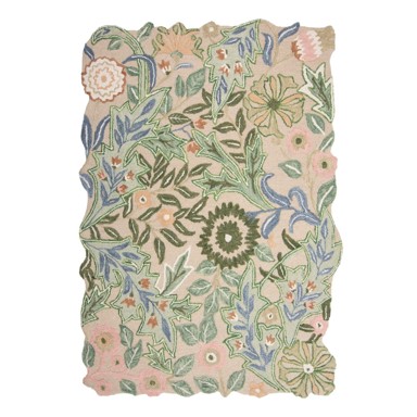 FLAIR RUGS Zeleni ručno rađen vunen tepih 200x290 cm Bryony Shaped Floral