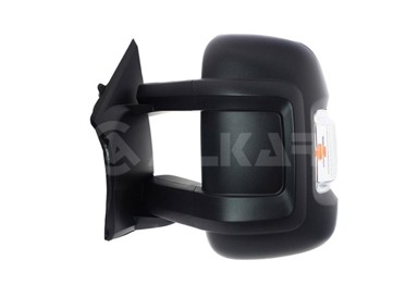 ALKAR Retrovizor Fiat Ducato 06-14, lijevi, vanjsko podešavanje, srednja ruka, žmigavac, W5W, Jumper/Boxer