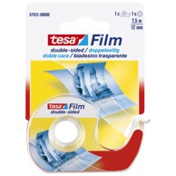 TESA stalak s obostranom ljepljivom trakom, 12 mm x 7,5 m, blister