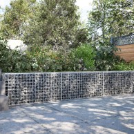 Gabion s 5 mm žicom i mrežom 5x5 cm 200x20x50 cm