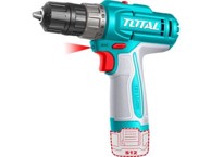 TOTAL Akumulatorska bušilica-odvijač TDLI12206E, 12 V, 2 x 1500 mAh
