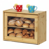 SPRINGOS Posuda za kruh 40x31x20 cm, bambus/akril