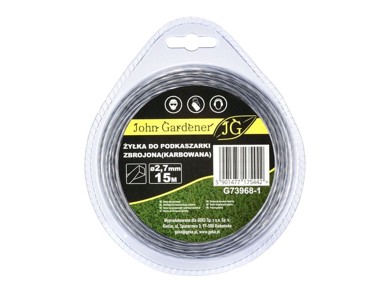 Ojačana rezna struna za trimer, spiralna, 2,7 mm, 15 m