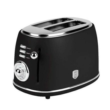 BERLINGERHAUS Toster BH-9642, 850 W, Matte Black Collection