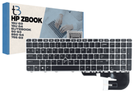 HP Tipkovnica za ZBook 15U G3 755 G3 850 G3 850 G4, QWERTY US, s pozadinskim osvjetljenjem