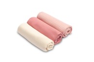 Muslin pelene 3 kom, roza