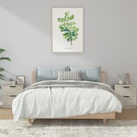 Noćni ormarići 2 kom siva boja betona od konstruiranog drva