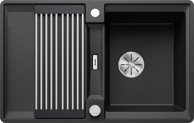BLANCO Sudoper Adira 45 S-F InFino Silgranit sklopiva rešetka, s dalj.upr. - grafit