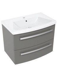 CONCEPTO Baza viseća aria 70 s umivaonikom 2 ladice siva