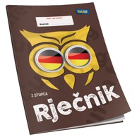 EDUCA Školski obrazac rječnik A6, 40 L, 2 kolone