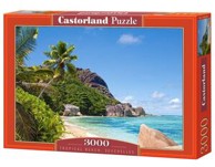 CASTORLAND Puzzle Tropska plaža Seychelles, 3000 kom