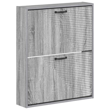 Zidni ormar za cipele Haarlem 71 x 17 x 86 cm, siva sonoma