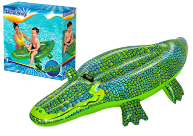 BESTWAY Madrac na napuhavanje krokodil 152 x 71 cm 41477