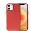 CRONG Futrola od PU kože Essential Cover za Apple iPhone 12 / Apple iPhone 12 Pro, crvena