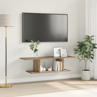TV ormar, 103 x 30 x 26.5 cm, s policom s pohranom, konstruirano drvo, smeđa