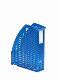 Stalak za časopise Trend, prozirno plava