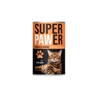 SUPER PAWER Hrana za mačke MOKRA PERAD, 415 g