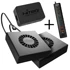 NITRO CONCEPTS Sim racing komplet IMMERSION Wind Bundle UH1, Wind Box i Wind Flow ventilatori, crna