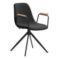 MARCKERIC Crne blagovaonske stolice u setu 2 kom Tali 