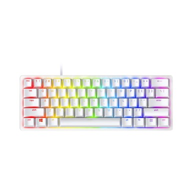 RAZER Gaming tipkovnica Huntsman Mini Mercury, optički prekidači, bijela, ISO DE