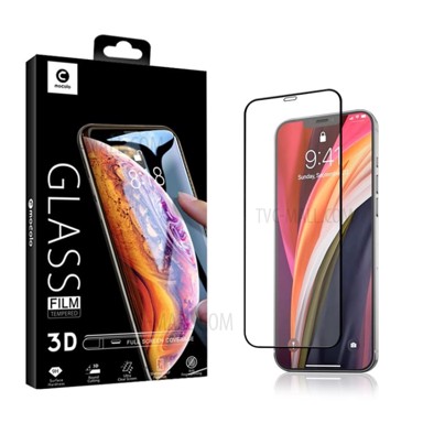MOCOLO 3D zakrivljeno potpuno ljepljivo staklo za iPhone 12 Pro Max, crno