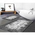 MILA HOME Bijele/sive kupaonske prostirke u setu 2 kom 60x100 cm Modern