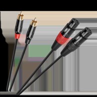 CABLETECH XLR na 2 RCA kabel 1 m