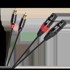 CABLETECH XLR na 2 RCA kabel 1 m