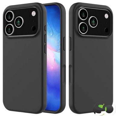 HQ Premium Quality Protuklizna silikonska maskica, iPhone 17 Pro, mat crna