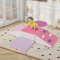 Penjalica set 6-dijelni, pjenasti blok, meka igrala, poligon