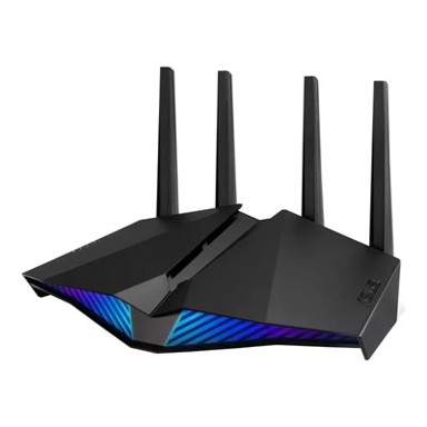 ASUS Router RT-AX82U V2, 802.11ax/a/b/g/n/ax, Dual Band, 4 externe antene, 4x LAN 10/100/1000 + 1 WAN 10/100/1000, bežični