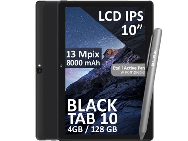 BLOW Tablet BlackTAB10 4, 4G LTE, 4GB RAM, 128GB, crni