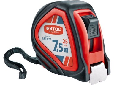 EXTOL Mjerna traka Premium 8821027 7,5 m, žuta