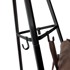 KAVE HOME Crna vješalica Stearn, visina 42 cm
