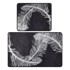  FOUTASTIC Antracitno sive kupaonske prostirke u setu 2 kom 60x100 cm Alisan
