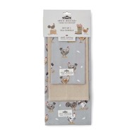 COOKSMART Pamučna kuhinjska krpa 3 kom 45x65 cm Hen House 